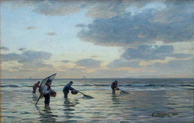 Сочинение по картине: Дюккер - "Ловля рыбы во время отлива"